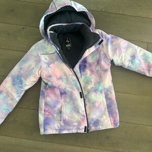 Colorful Tie-Dye Ski Jacket